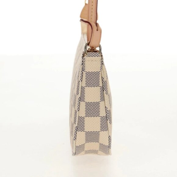 LOUIS VUITTON Damier Azur Pochette Accessoires Pouch N51986 LV Auth 136598M - Picture 7 of 16